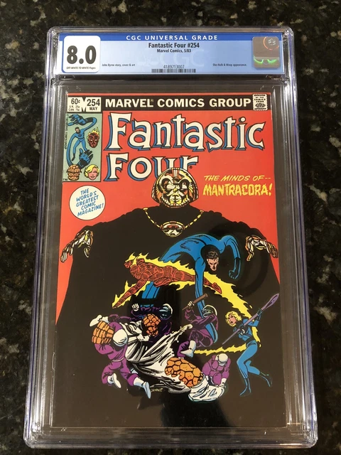 Fantastic Four 254 CGC 8.0 1983 1st Byrne Drawing She-Hulk? BUY 1, GET $14 OFF 2