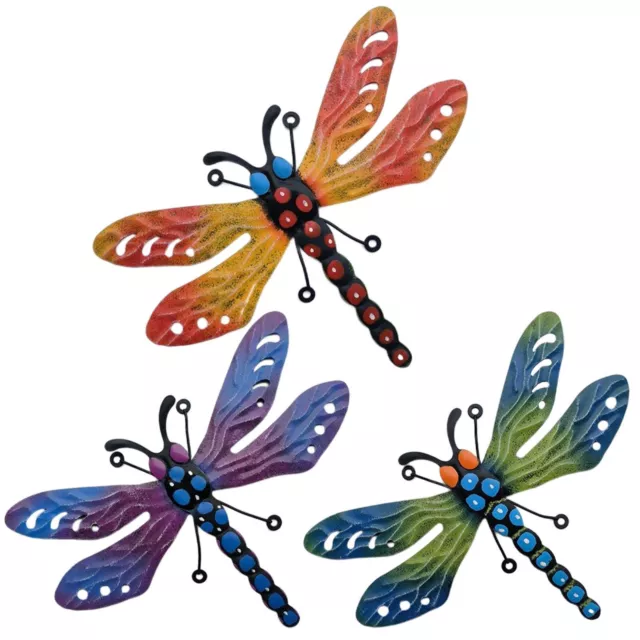 Metal Dragonfly Garden/Home Wall Art Ornament Dragonfly Garden Outdoor Sculpture