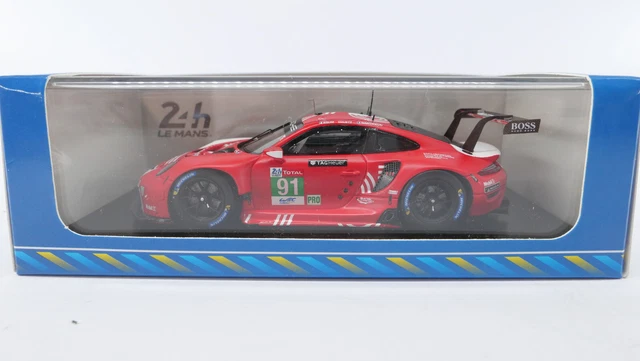 Miniature Porsche 992 RSR 1/43 Spark 911  991  RSR No.91 GT Team 24h Le Mans 2019 R Lietz G Bruni F Makowiecki 1