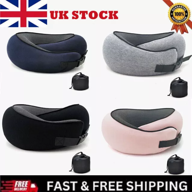 U Shaped Memory Foam Travel Pillow Neck Support Soft Head Rest Car Plane Cushion