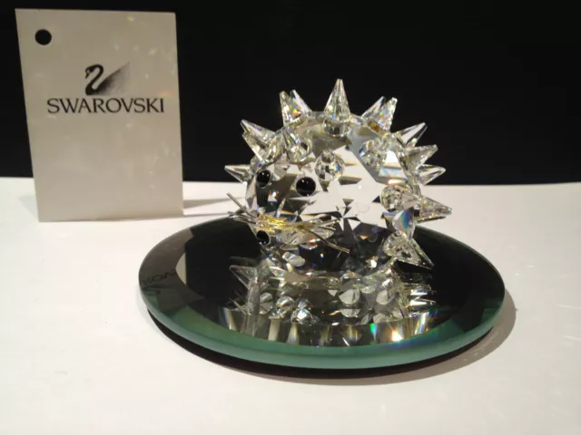 Swarovski Figura Grande Erizo 7 CM + Espejo / Top Estado