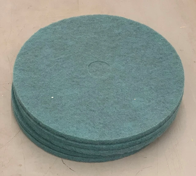 Floor 24" Round Aqua Color Scrubbing Maintenance Cleaning Pads