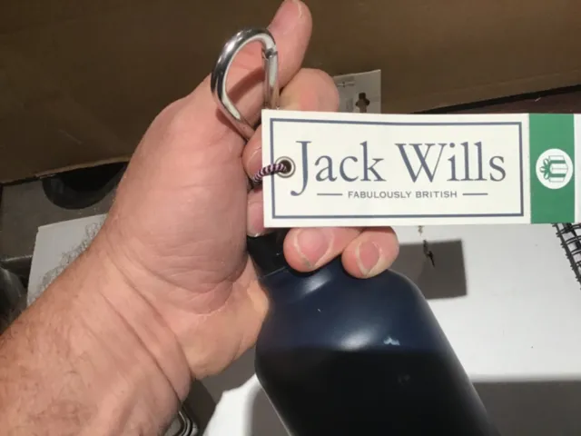 Jack Wills fabuleusement britannique neuf étiqueté bouteille d'eau en aluminium petite marque de frottement 2