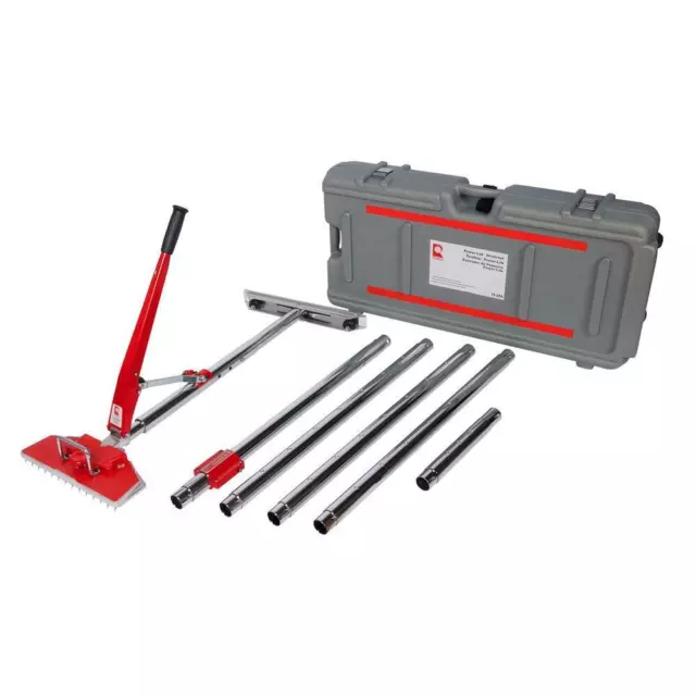 Roberts Power Lok Carpet Stretcher Kit Rolling Case Stretch Up To 23.5 ft 8 Pcs Roberts Power Lok Carpet Stretcher Kit Rolling Case Stretch Up To 23.5 ft 8 Pcs