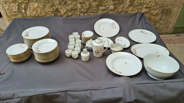 service de table en porcelaine de limoges