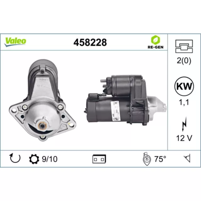 Starter VALEO 458228