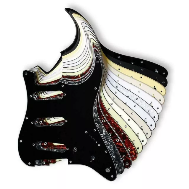 *B STOCK* SSS 11-Hole Scratchplate Pickguard for USA, MEX Fender® Stratocaster®