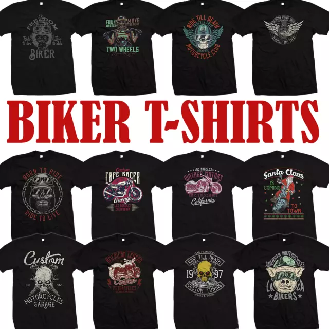 T-shirt biker - t-shirt moto - t-shirt moto - disegni di alta qualità