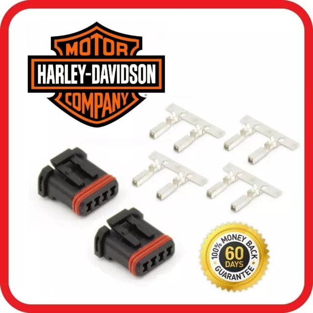 HARLEY DAVIDSON 7290811 OEM JAE MX1900 4 Wire Male Connector Handlebar