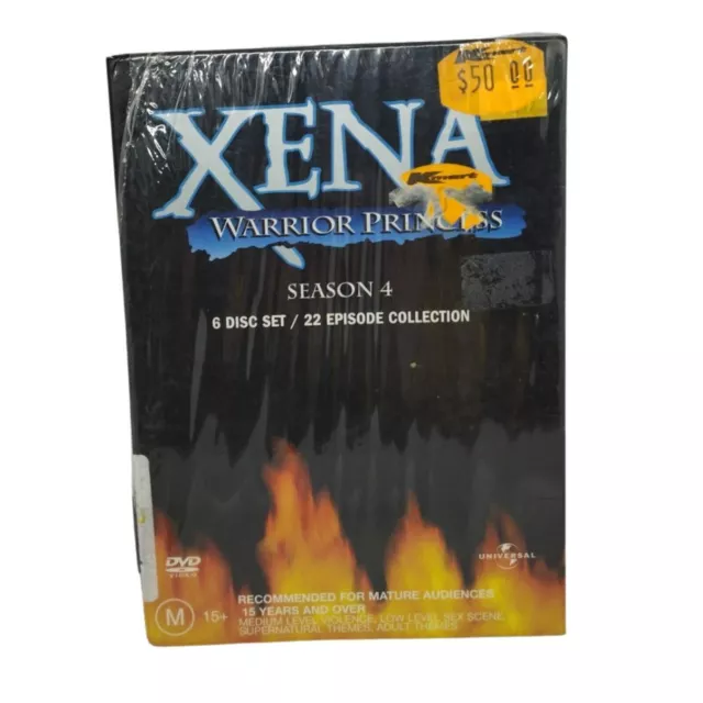 XENA WARRIOR PRINCESS Season 4 DVD Box Set R4 Like New FREE SHIPPING