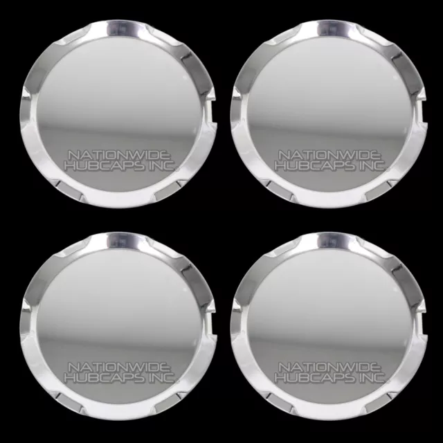 4 Chrome 2010-2016 GMC Terrain 17" Wheel Center Hub Caps Rim Lug Nut Covers Hubs