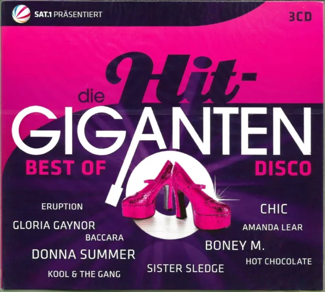 Die Hit-Giganten - Best Of Disco - 3er CD - Digipak - Neuwertig - OVP -