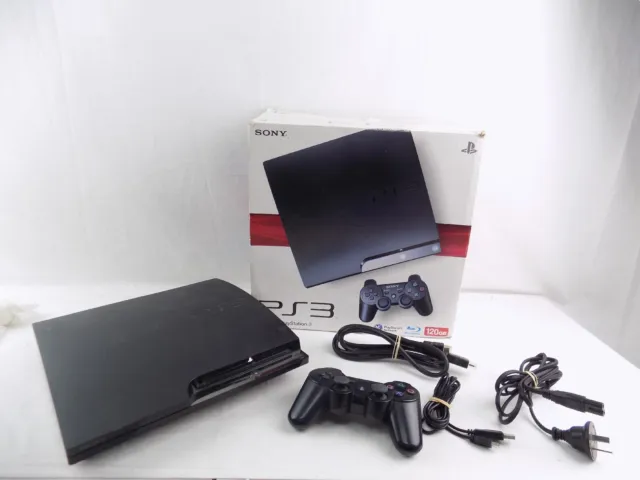 Boxed Sony Playstation 3 PS3 Slim 120GB Console