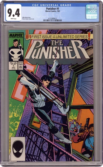 Punisher #1 CGC 9.4 1987 4132889012