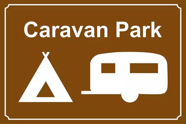 Caravane camping camping panneau parc camping-car