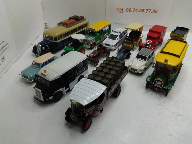 Lot De 2 Camions Caravanes Cirque Pinder 1/43 - Eaglemoss Diecast Métal - Années 80