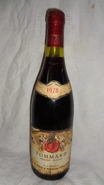 Pommard 1978, Bourgogne, très bien stocké en cave