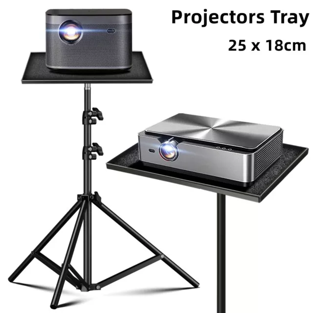 Soporte de plataforma de alta resistencia para proyectores y monitores con tornillo de 1/4 pulgada