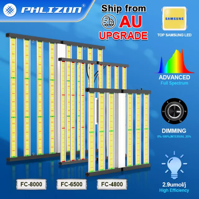 Phlizon LED FD4500 FD6500 FD8000 Grow Light Full Spectrum Bars Commercial Indoor