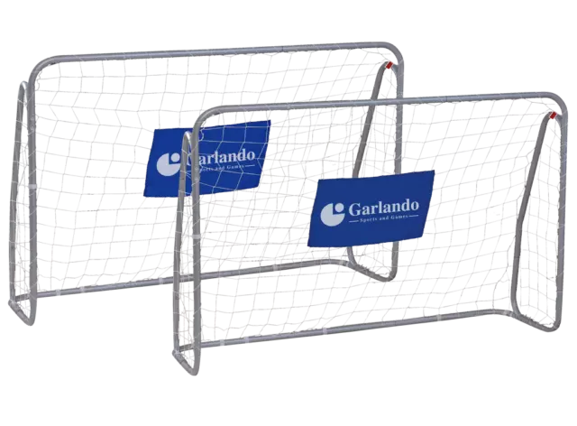 Garlando Kick & Rush Set 2 Porte da Calcio Calcetto 215x152 cm Giardino Spiaggia