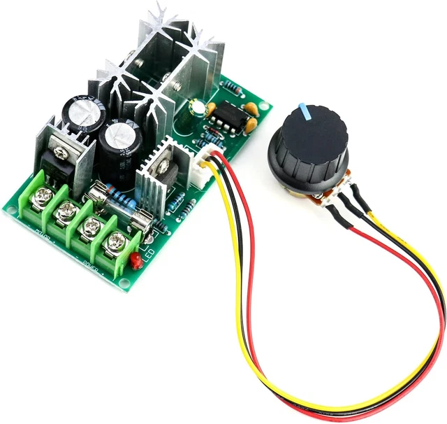 Regolatore Di Velocità Motore DC 6-55V 20A Con Telecomando | Display LCD, Monitoraggio Corrente E Protezione Sovraccarico - 2