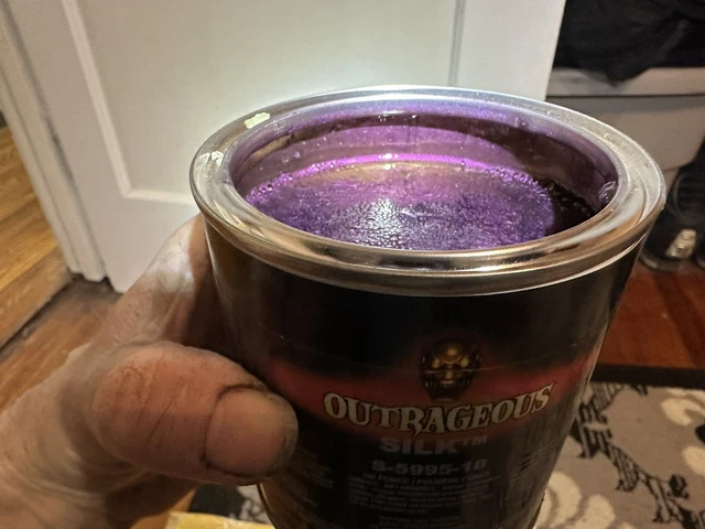 Outrageous PURPLE TO GOLD FLIP FLOP Urethane BASECOAT Paint, 1:1 MIX 1 PT. NICE!