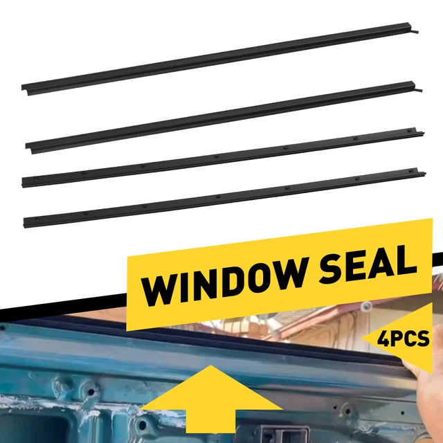 thumbnail image 2 of Door Window Seal Weatherstrip Kit - For Nissan Navara Hardbody D21 1986-97 - 4pc 2 of 5