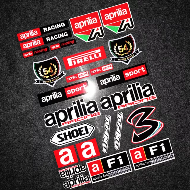 Reflective Motorcycle Decal Fairing Sticker for Aprilia Racing RSV RS Tuono SR50 2