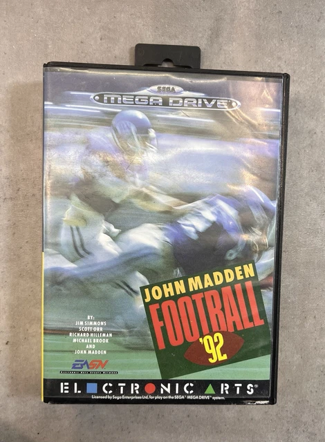 Jeu SEGA Megadrive - John Madden Football, Version PAL En Loose (sans Boîte), état Correct