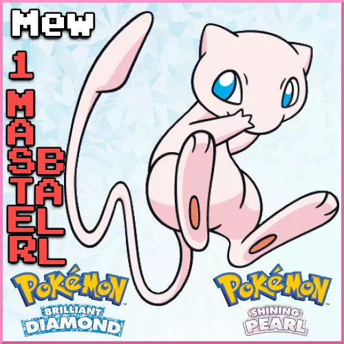 💎Pokemon Brilliant Diamond/Shining Pearl MEW LEGENDARY Non-Shiny Timid 6IV  45496596583