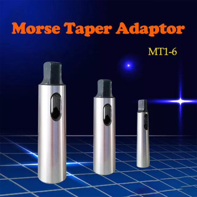 MT 2-1 to MT 6-5 Lathe Morse Taper spindle Drill Sleeve Reduction Adapter Arbor