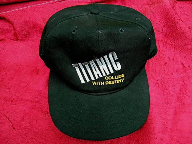 TITANIC 1997 MOVIE Official Original Vintage Hat Cap James Cameron Rare ...