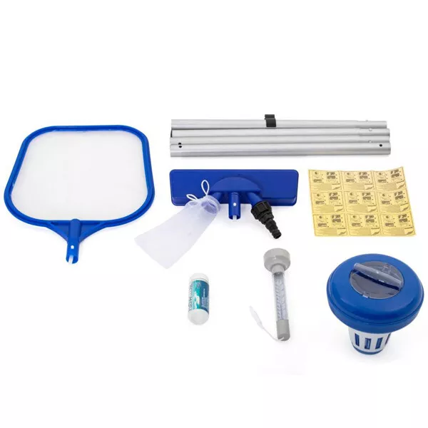 Bestway 58195 Kit Di Accessori Deluxe per Manutenzione e Pulizia della piscina