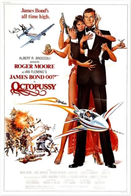 Octopussy- James Bond 007 Movie Poster - Roger Moore - US Version