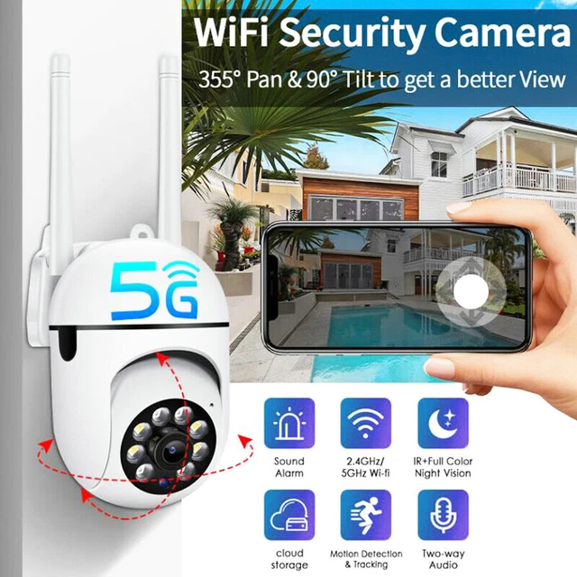 Buy 1080P Security Camera Outdoor, Aottom CCTV Camera Wireless PTZ - View #8