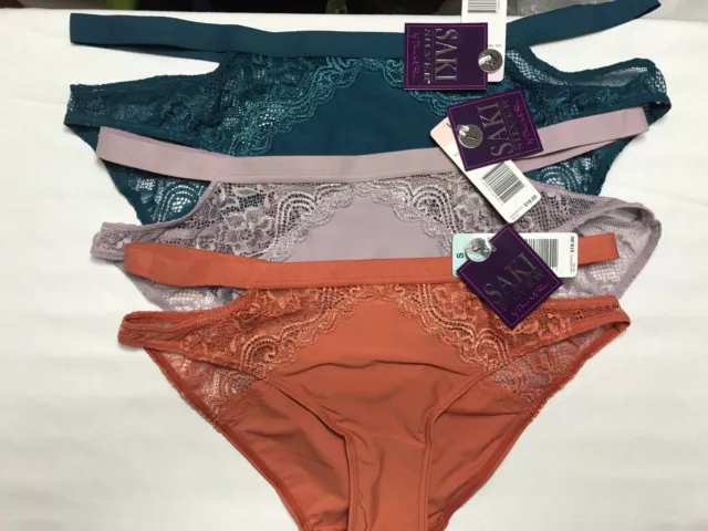 SAKI SILVER BY Diana M. Bara Bikini Panty Choose Color & Size S M Lxl Msrp  $18 $18.14 - PicClick