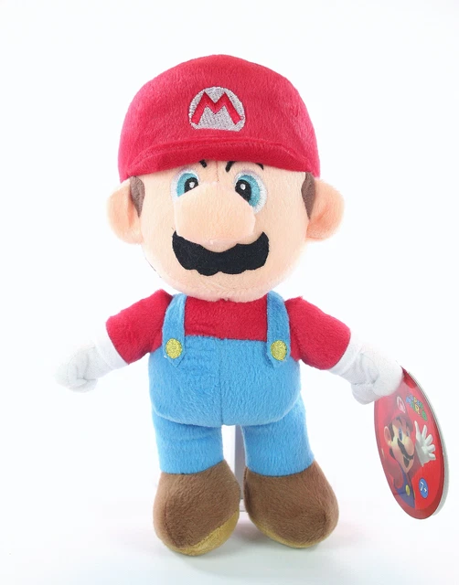 SUPER MARIO BROTHERS plush MARIO 10" soft cuddly toy bros Nintendo