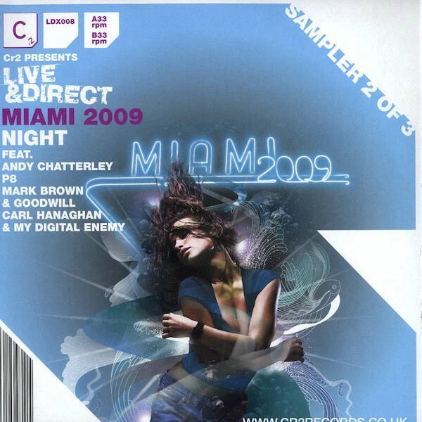 DIVERS LIVE Direct Miami 2009 Night Sampler 2 sur 3 Viny d'occasion