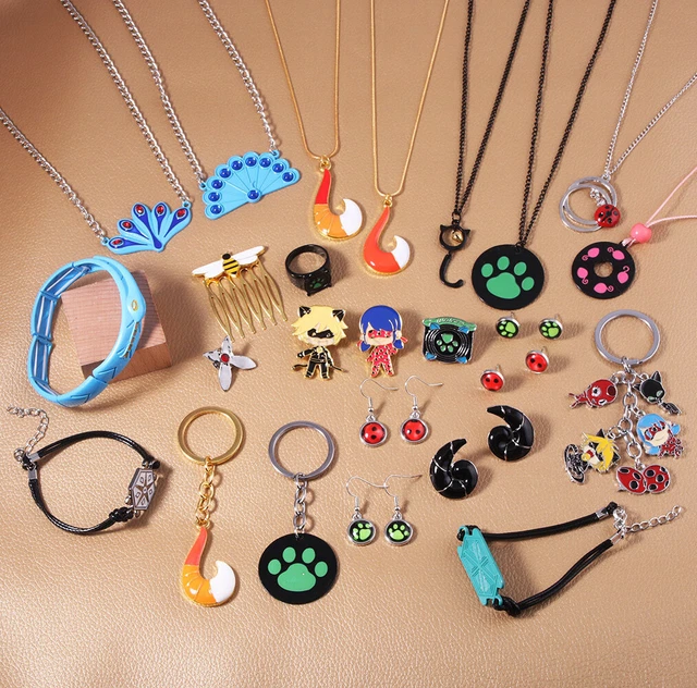 NEW AU MIRACULOUS Ladybug Rena Alya Fox Tail Shape Necklace