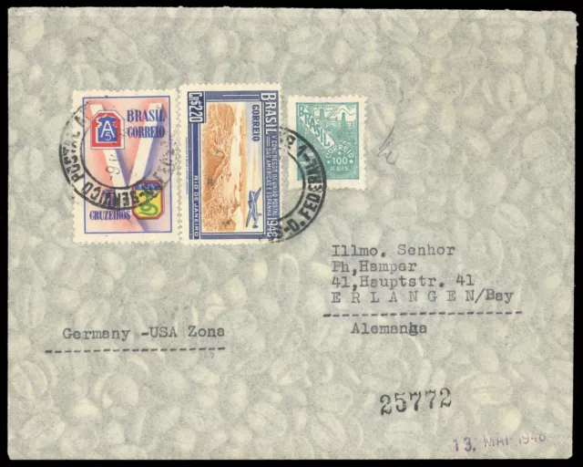 1945, Brasilien, 682, 690 u.a., Brief - 2720200