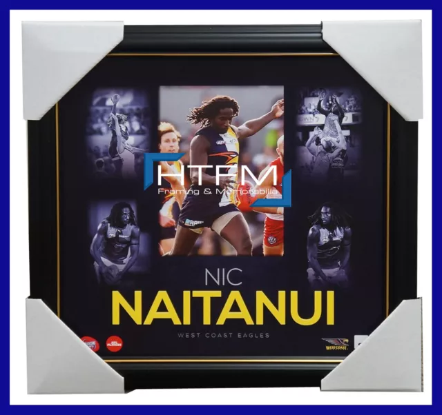 Nic Naitanui West Coast Eagles 2015 AFL Player Print Framed - OFFICIAL AFL