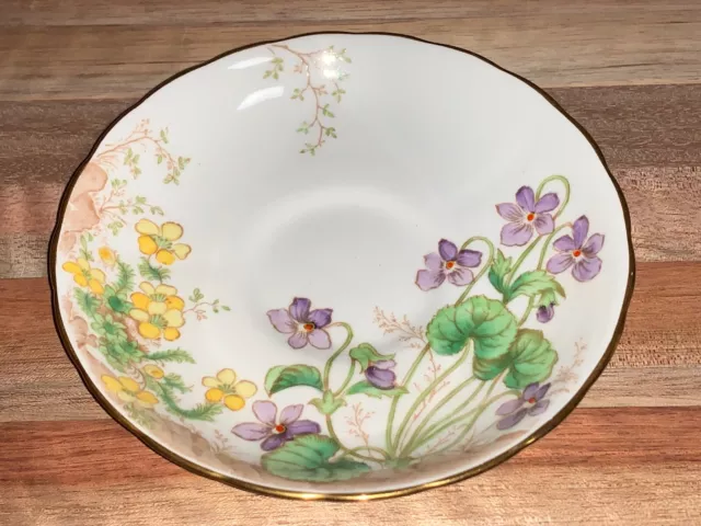 Tuscan Fine English Bone China, Made in England, With Alpine Flowers. 2