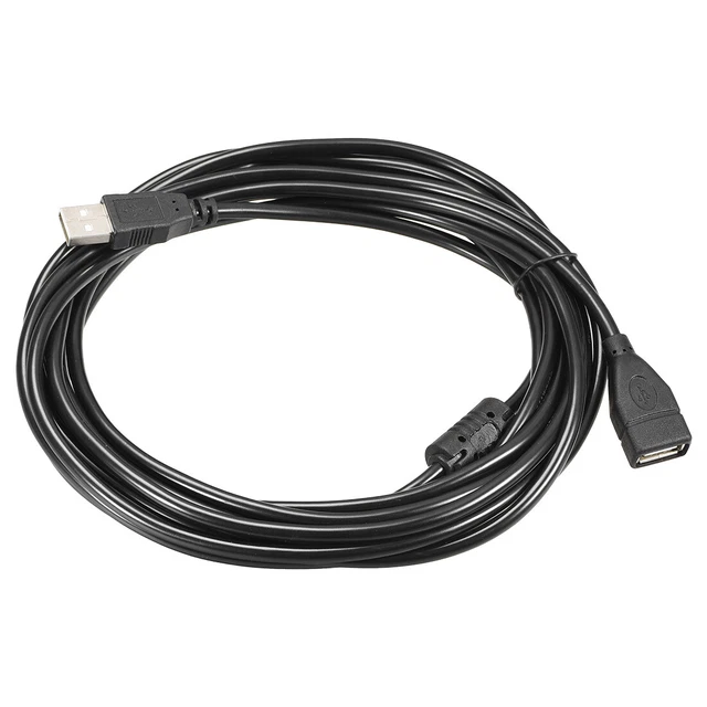 USB Extension Câble 5m Longueur Type a Mâle à USB a Femelle USB Fil Noir