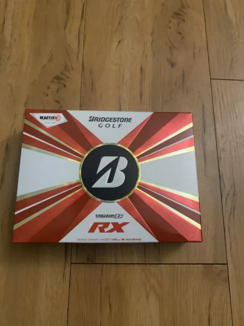 NEW Bridgestone Golf Tour B RX White Golf Balls - 1 Dozen