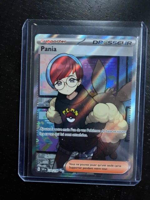 Carte Pokémon Pania 252/198 – Special Art Rare (SAR) – Écarlate Et Violet 01 – Neuve Et Protégée