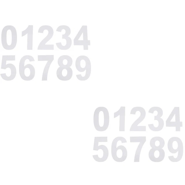 2 Set Di Topper Per Torta Con Numeri 0-9 In Acrilico, Decorazioni Numeriche Per Compleanno, Fai Da Te, 1.3x4.6 Cm, Argento