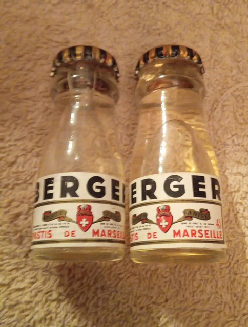 Lot De 6 Verres Berger Anisette - Pastis - Vintage Dans Carton D'origine - Fabrication France