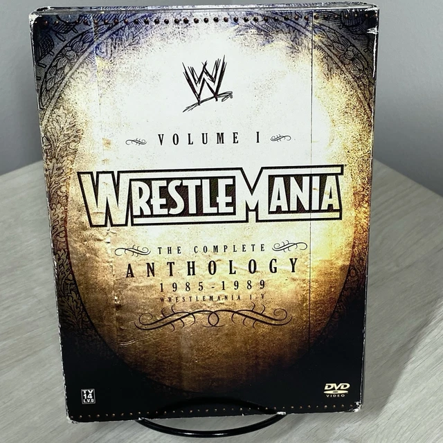 スポーツ・フィットネス WWE Wrestlemania the complete anthology Amazon.com: WWE WrestleMania: The Complete Anthology, Vol