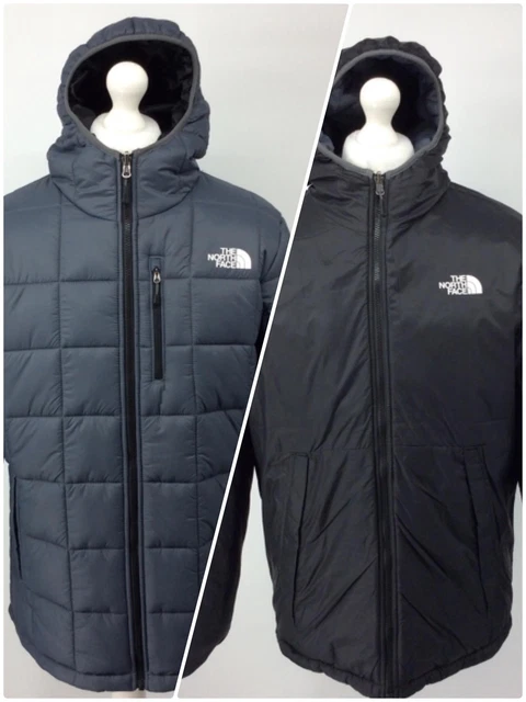 The North Face Khotan Ii Mens Grey / Black Reversible Padded Jacket Rrp £200