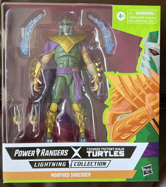 Power Rangers X TMNT Lightning Collection Morphed Shredder Green Ranger MMPR-NEW